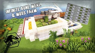 How to Build a Bone Meal & Moss Farm - 1k+ Bone Meal/32k+ Moss Block p/hr - Minecraft 1.18