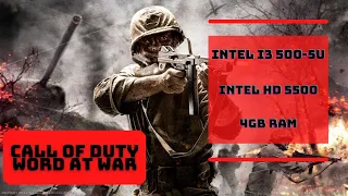 Call Of Duty World At War On Intel HD Graphics 5500