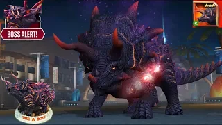 Jurassic World Game Mobile #131: Siêu boss Triceratops Jurassic World