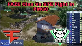 Faze Clan VS SZ STE 4v4 Fight In PMGC SW2 | Pubg Mobile Global Championship 2021