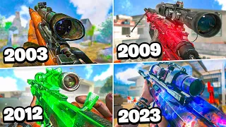 1 TRICKSHOT on EVERY CALL OF DUTY Ever! (2003-2023)