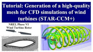 Tutorial: Generation of a high-quality mesh for CFD simulations of wind turbines (STAR-CCM+)