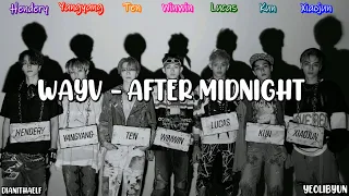 WayV (威神V) – After Midnight [Sub Español + Pinyin + Color Coded]