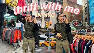 THRIFT WITH ME IN NYC ♡ goodwill, buffalo exchange, ludlow flea, bins