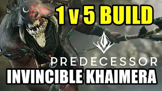 Khaimera Jungle Build - Invincible 1vX pentakill - Predecessor GAMEPLAY