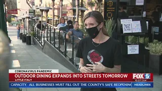 Little Italy Prepares For Outdoor Dining