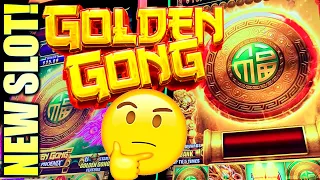 ★NEW SLOT!★ SHOULD I PLAY THIS GONG AGAIN? 🤔 GOLDEN GONG CAI FU DRAGON Slot Machine (Aristocrat)