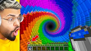 IMPOSSIBLE RAINBOW DROPPER IN MINECRAFT..