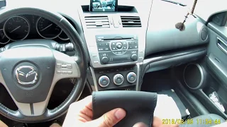 Steering wheel Mazda 6 GH. Tackle on the wheel with aliexpress