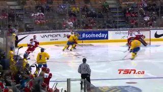 Denmark vs  Sweden   2015 IIHF World Junior Championship
