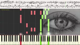 Ах, эти чёрные глаза - Оскар Строк (Ноты, Фортепиано, Баян) (piano cover)