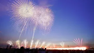 2019 長岡花火 4K オープニング ナイアガラ超大型スターマイン 輝きnagaokafireworks