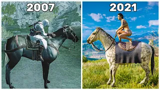 Evolution of Horse Riding in Assassin's Creed Game Series (2007-2021)