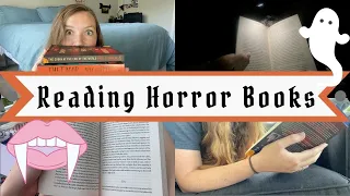 Reading Horror Books for a Week 😱👻| reading vlog!