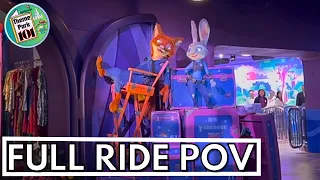 Zootopia: Hot Pursuit FULL RIDE POV - Shanghai Disneyland *NEW* with English Subtitles 2023