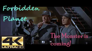 Forbidden Planet (1956) Clip +++ The Monster is coming! +++ 4K UHD +++ Alarm im Weltall