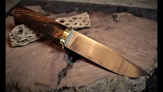 Making a hidden tang knife - knife making