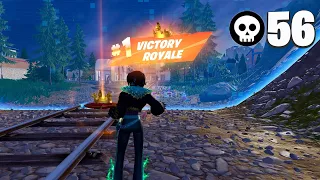 56 Kill Solo Vs Squads "Fortnite Chapter 5" Full Gameplay Wins (Fortnite PC Keyboard)