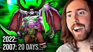 How ILLIDAN Fell in 2 HOURS in Classic TBC | Asmongold Reacts to WoW Classic Curios