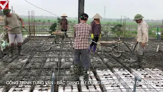 Công trình Tùng Văn - Bắc Giang sử dụng Sàn phẳng lõi xốp VRO