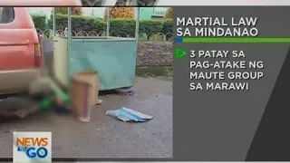 NTG: 3 patay sa pag-atake ng Maute group sa Marawi city
