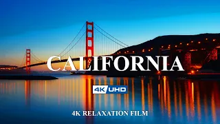 CALIFORNIA 4K UHD | Cinematic Video with Calming Music | Meditation Music | Relaxing Music