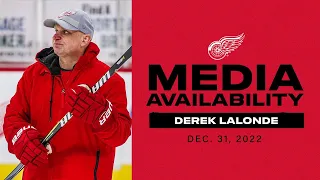 Derek Lalonde Morning Skate Updates | Detroit vs. Ottawa 12/31/22