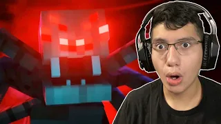SO AWESOME! || MINECRAFT SPIDER RAP | "Bull Is The Spider" | Dan Bull Animated Music Video REACTION