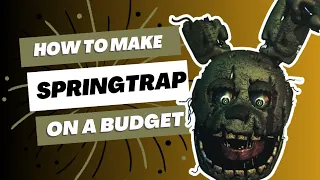 How To Make A Springtrap Cosplay Head from Five Nights at Freddy's 3!