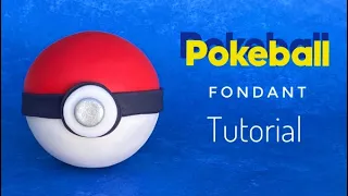 How to make a 3D fondant POKEBALL