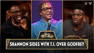 T.I.’s Beef With Godfrey, Shannon Sharpe Sides With TIP & D.L. Hughley vs Mo'Nique Headlining Feud