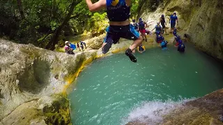 Twenty Seven Waterfalls of Rio Damajagua 27 ВОДОПАДОВ Пуэрто Плато