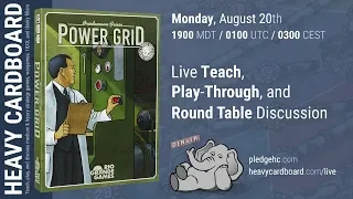 Power Grid 4p Play-through, Teaching, & Roundtable discussion by Heavy Cardboard