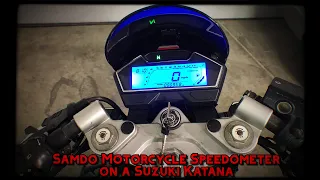 Samdo Motorcycle Speedometer Installation Guide | Suzuki Katana Streetfighter Build