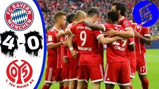 Bayern Munich vs Mainz  4-0 - Highlights & Goals - 16 Septembre 2017