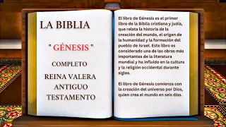 ORIGINAL: LA BIBLIA PRIMER LIBRO DE MOISÉS " GÉNESIS " COMPLETO REINA VALERA ANTIGUO TESTAMENTO