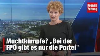 Machtkämpfe? „Bei der FPÖ gibt es nur die Partei“ | krone.tv NACHGEFRAGT