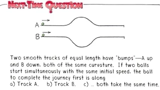 Two balls on bumpy tracks