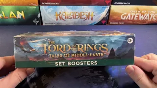 Best Lord Of The Rings Set Box Opening Ever! Magic The Gathering MTG LTR LOTR Unboxing