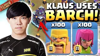 Is it POSSIBLE for KLAUS to triple a MAX TH15 with BARCH?! Clash of Clans