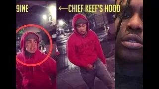 6ix9ine EXPOSED by Security Footage for Pulling up to Chief Keef Hood O Block at 3AM instead of 10PM