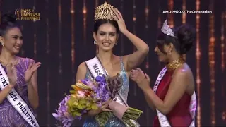 Crowning moment Miss Universe Philippines 2022