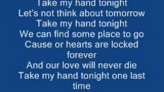 Simple plan Take My Hand W/lyrics