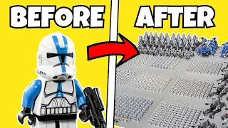 I BUILT a 501st Clone Army in LEGO...