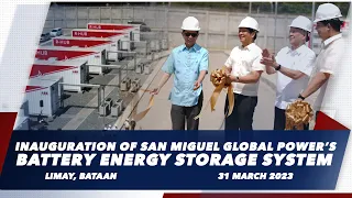 Inauguration of San Miguel Global Power’s Battery Energy Storage System  03/31/2023