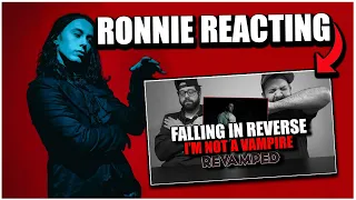 RONNIE REACTING TO JK BROS "I'm Not A Vampire (Revamped) Reaction!