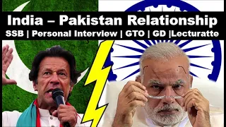 India - Pakistan Relation - SSB Recommended Candidate Was Asked