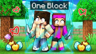 COINCÉ dans une BLOCK avec un YANDERE BOY sur Minecraft !