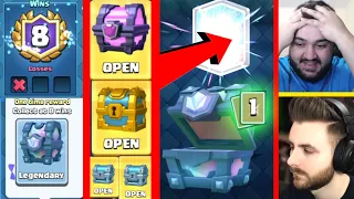 LEGENDARA GRATIS DIN 8 WIN-URI CHALLENGE PE CLASH ROYALE..