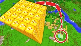 NAJWIĘKSZA NA ŚWIECIE WIEŻA W MINECRAFT || LUCKY BLOCK!